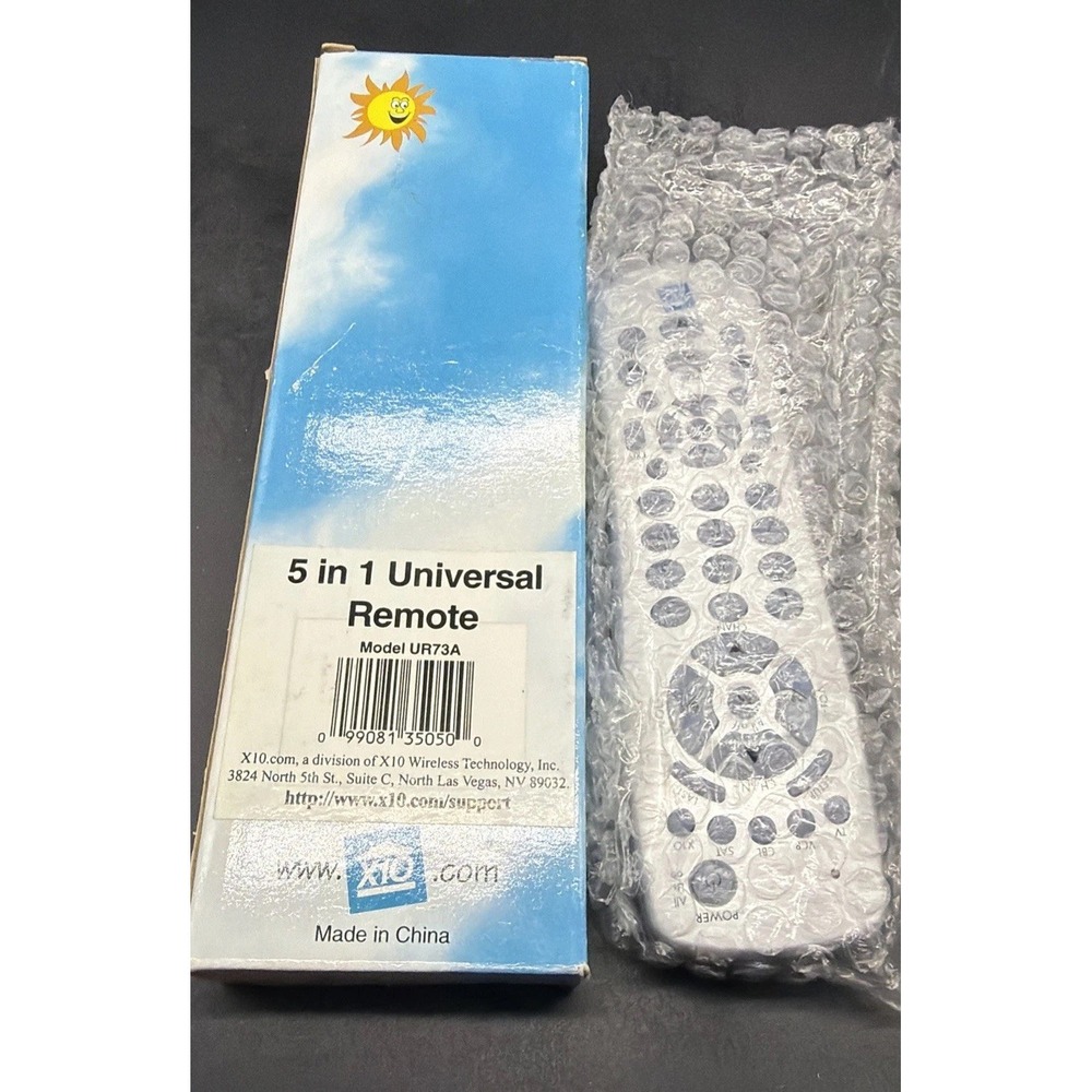 X-10‎ ActiveHome UR73A 5 in 1 Universal Remote NOS